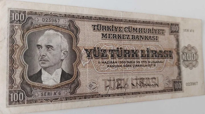 3. Emisyon 1. Tertip 100 Türk Lirası ürün fotoğrafı