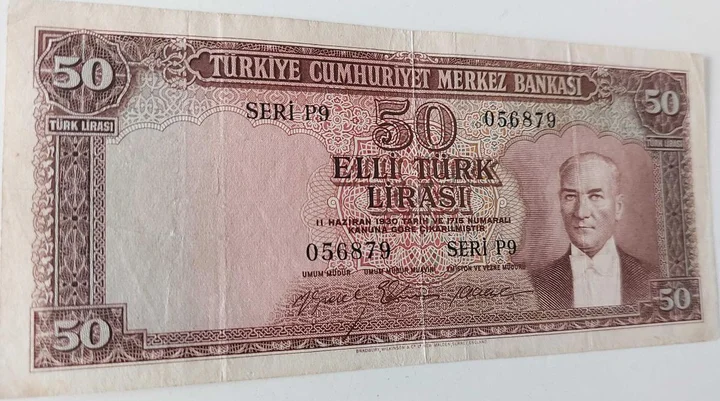 5. Emisyon 3. Tertip 50 Türk Lirası ürün fotoğrafı