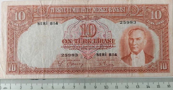 2. Emisyon 1. Tertip 10 Türk Lirası ürün fotoğrafı